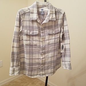 New Old Navy Flannel Boys Shirt